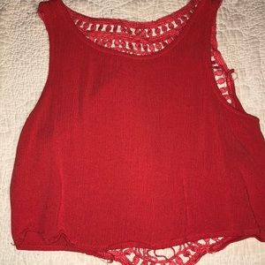 Red Design top
